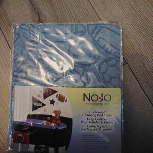 NoJo Blue SPORTS BALLA Contoured Changing Pad Cover 🆕